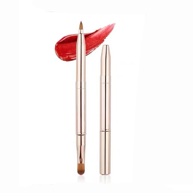 Retractable Lip and Eyeshadow Dual-Purpose Makeup Brush