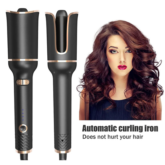 Automatic Rotating Ceramic Hair Curling Iron